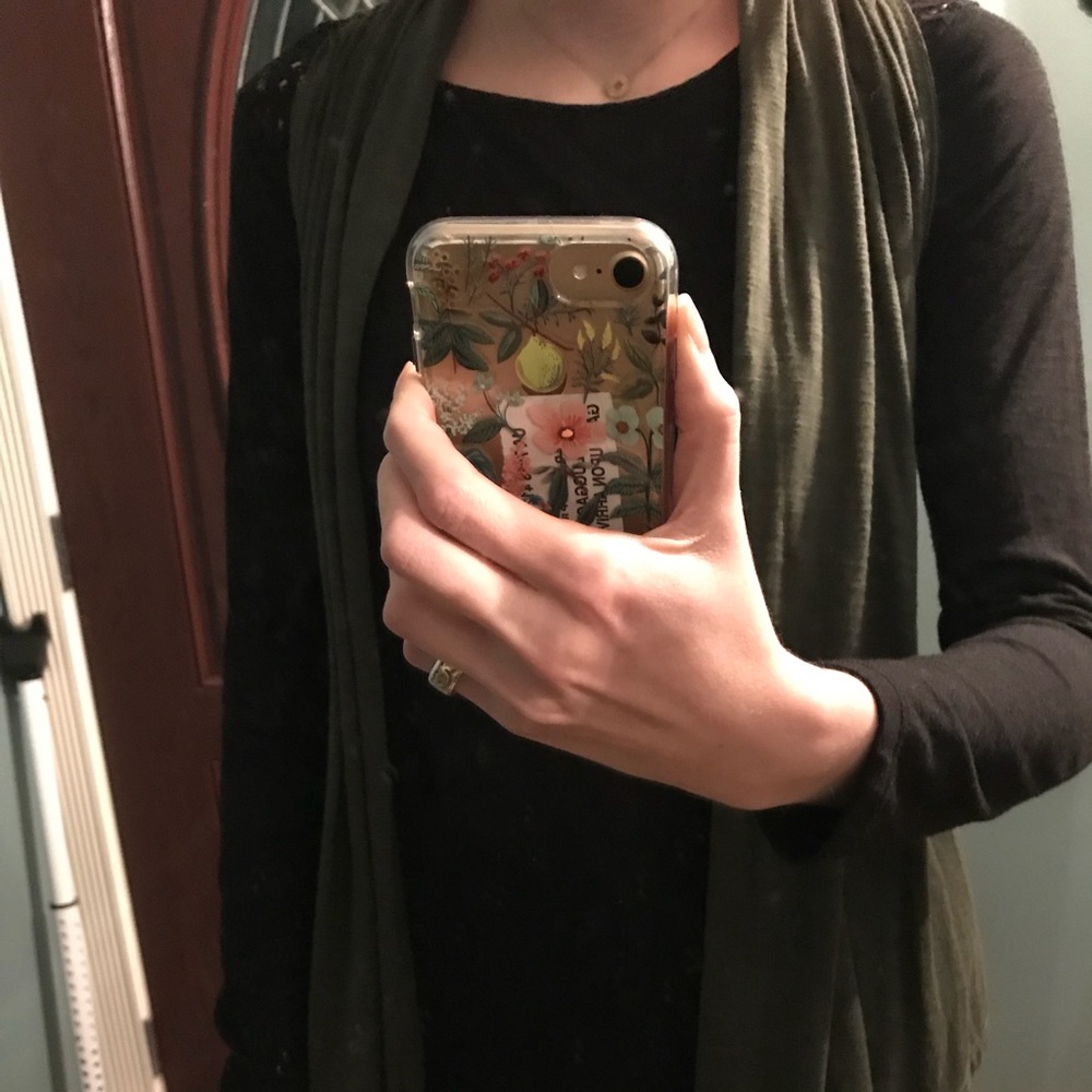 Dark green pull-over accessory